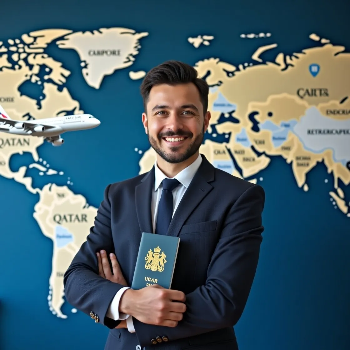 Work visa consultancy expert with passport